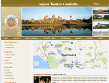 Tablet Screenshot of angkortourism.biz